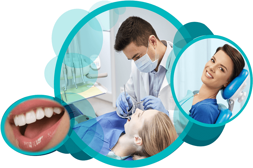 Dentist Treating A Patient - Dentist Png Clipart (960x684), Png Download