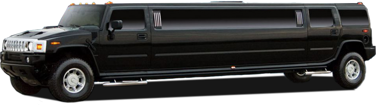 Hummer H2 Limousine - Hummer Limo Png Clipart (1200x343), Png Download