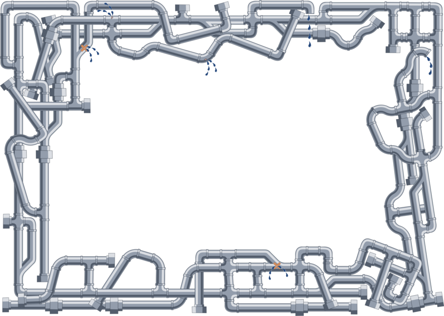 Pipes Clipart Pipe Clip Art - Pipe Frame Png Transparent Png (900x640), Png Download