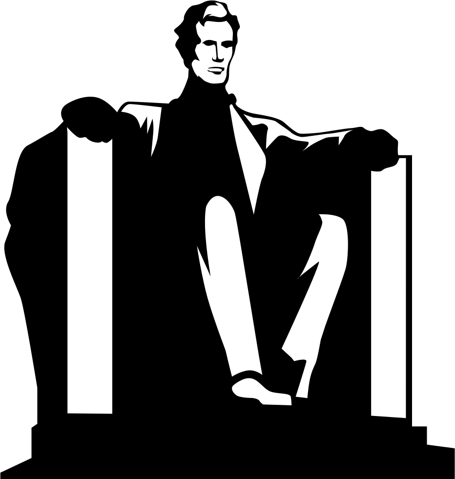 Png File Svg - Lincoln Memorial Clipart (932x981), Png Download