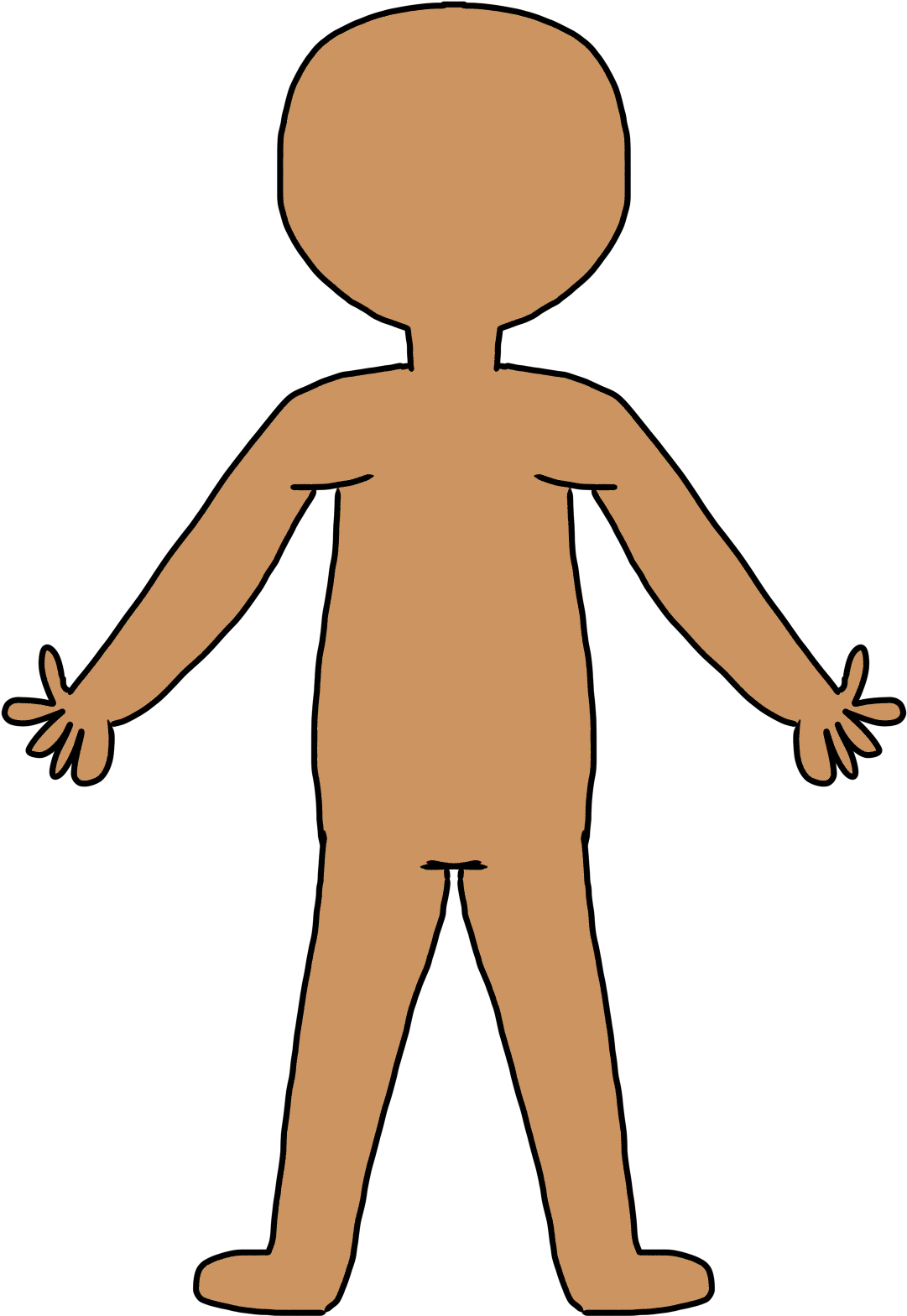 Body - Body Clipart - Png Download (1200x1600), Png Download