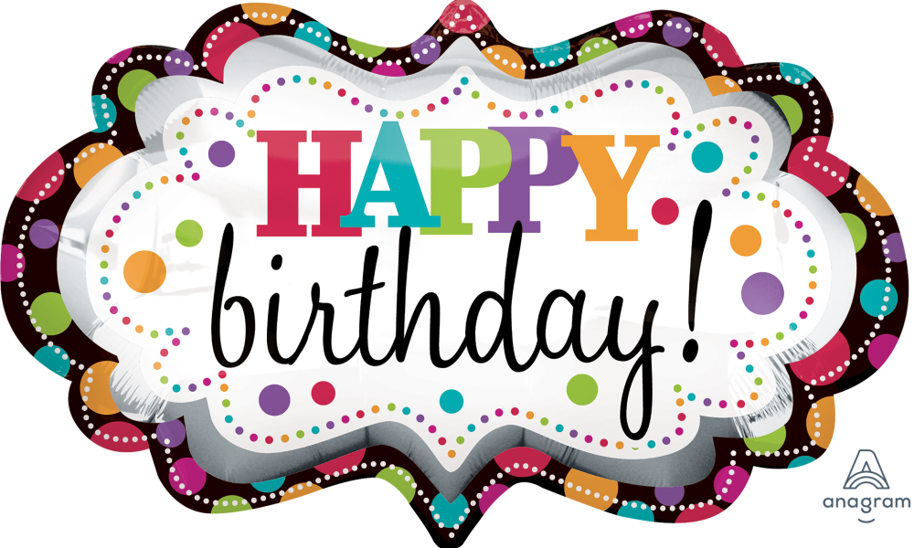 24472 Happy Birthday - Happy Birthday Png Background Clipart (1000x600), Png Download