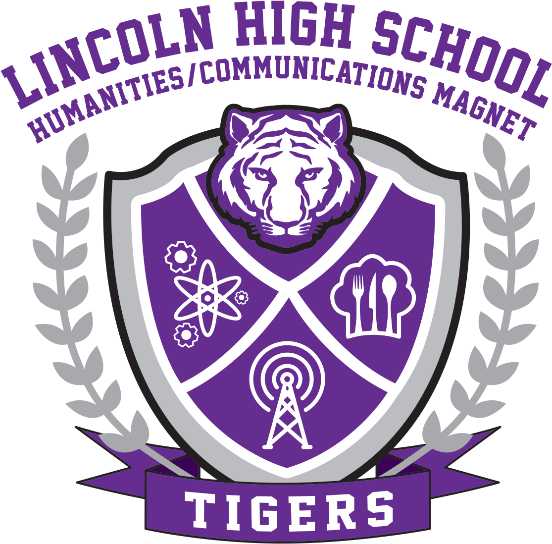 Lincoln High School And Magnet / Lincoln High School - Lincoln High School Tiger Clipart (1200x1140), Png Download