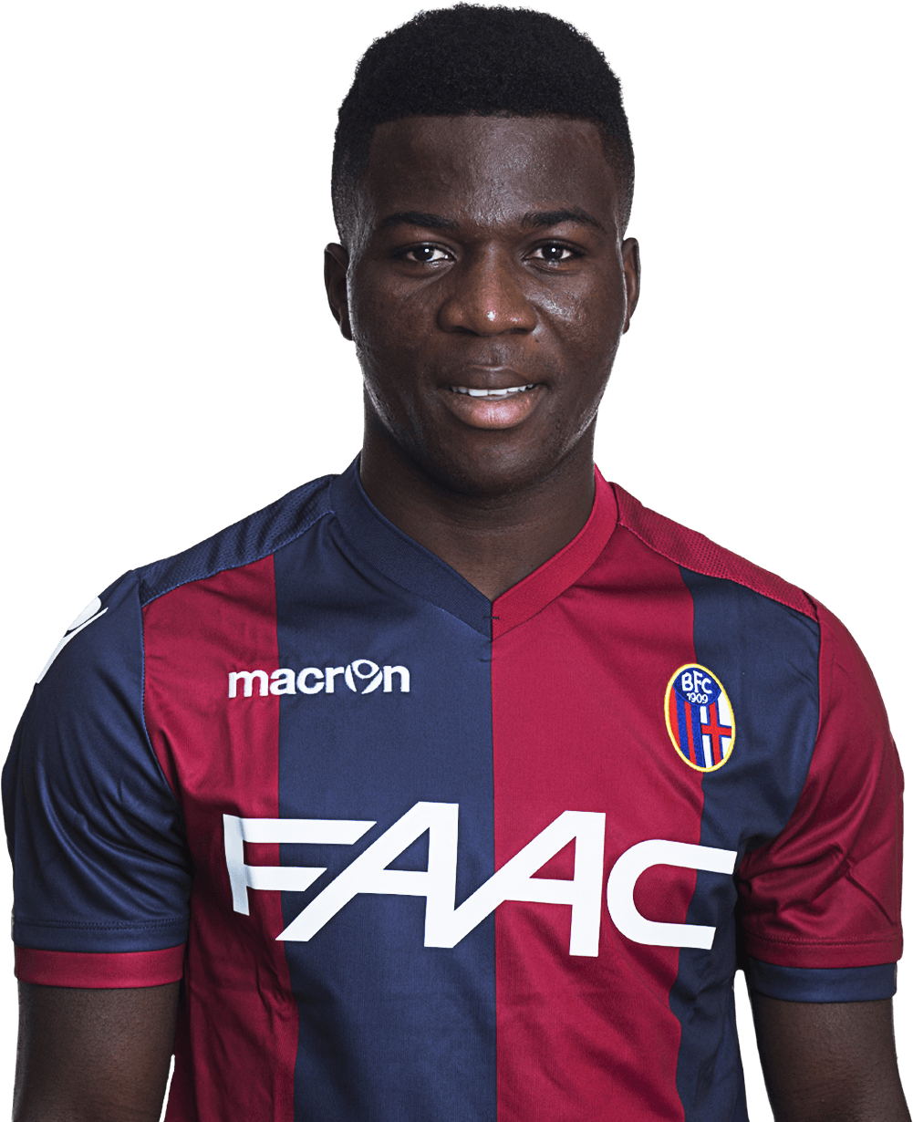 Bologna Midfield Ace Godfred Donsah Pushing For Black - Donsah 2018 Clipart (1415x1258), Png Download