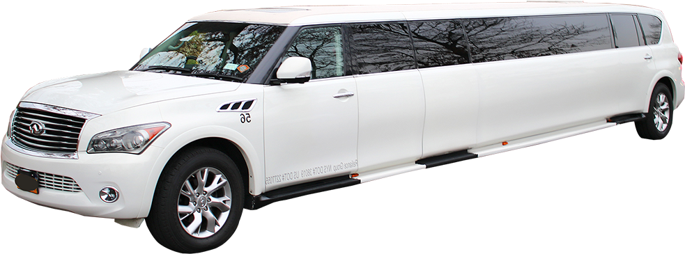 Escalade White Limo Rental - Land Rover Discovery Clipart (1121x375), Png Download