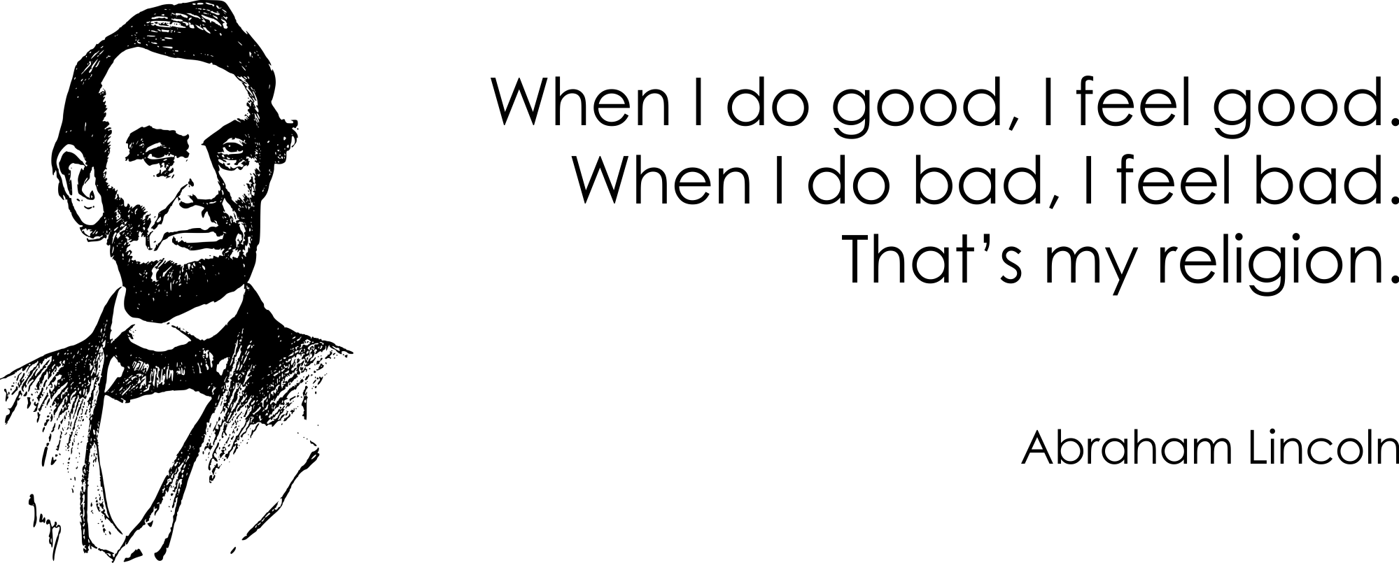 About The Virus - Abraham Lincoln Clipart Black And White - Png Download (1999x805), Png Download