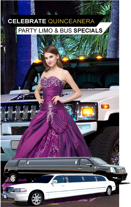 Orange County Quinceanera Limo - Limousine Clipart (516x761), Png Download