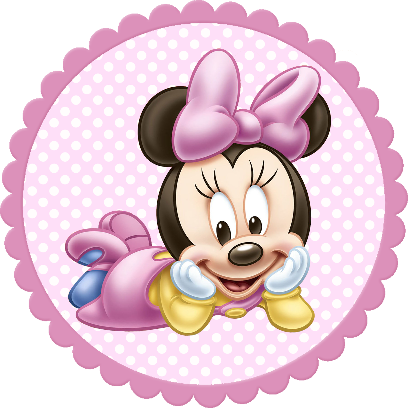 1000 Images About Альбом Минни Маус On Pinterest - Minnie Mouse Baby Png Clipart (1600x1600), Png Download