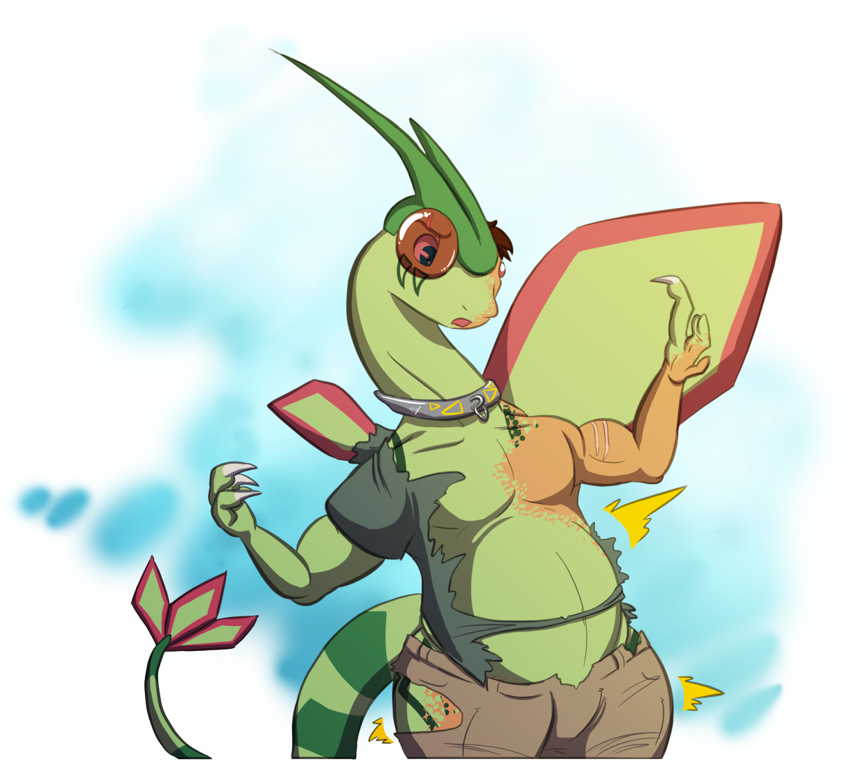 Flygon - Cartoon Clipart (1280x1154), Png Download