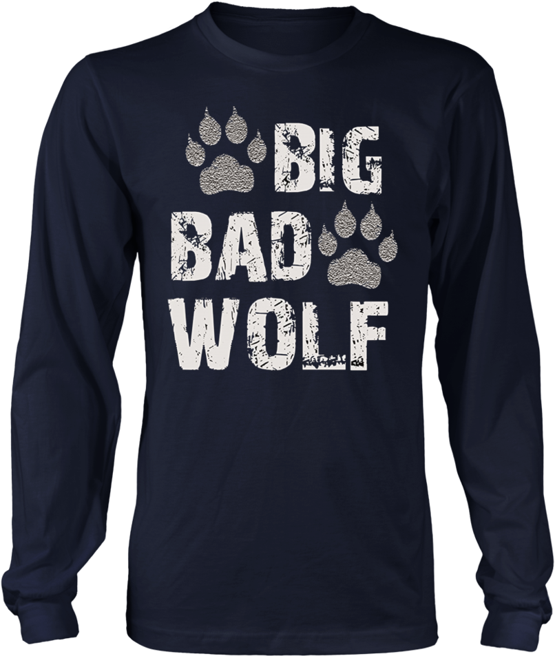 Big Bad Wolf Paw Print Halloween Costume T-shirt Clipart (806x953), Png Download