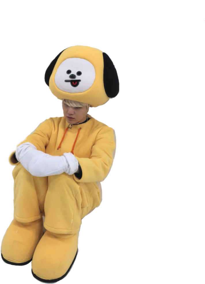 Bts Suga Minyoongi Yoongi Recurso Png Sticker Cute - Suga In Chimchim Costume Clipart (1024x1024), Png Download