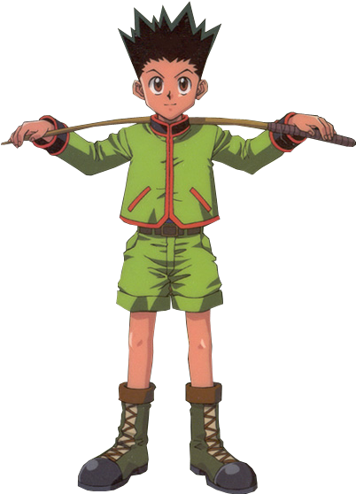 Hunterxhunter - Gon Hunter X Hunter Render Clipart - Large Size Png