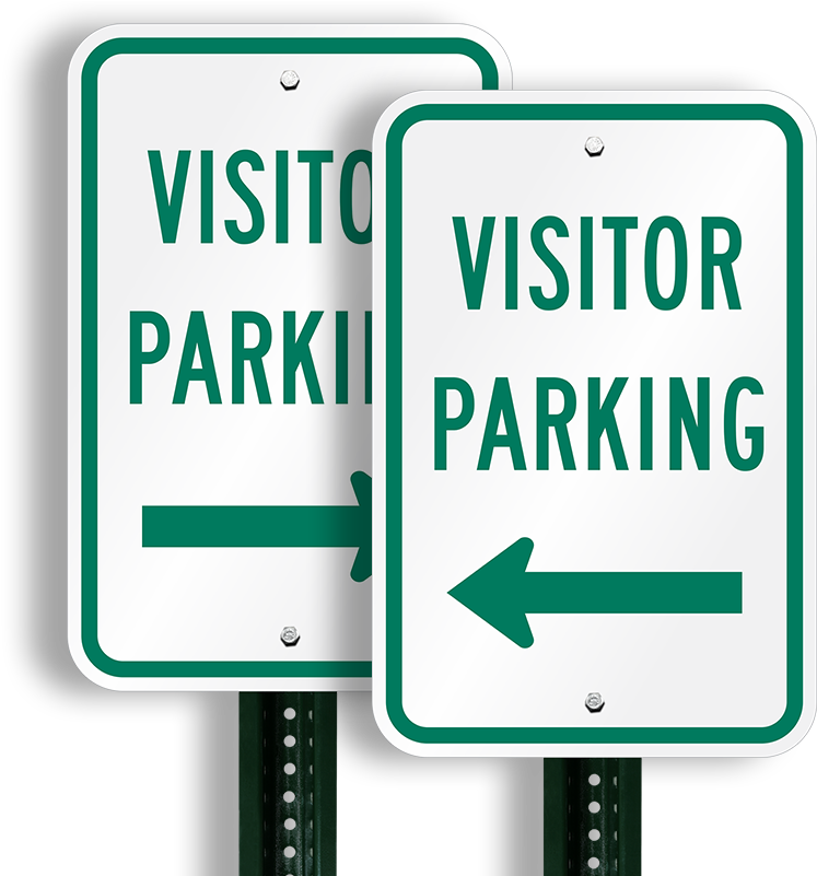 Visitor Parking Sign - Parking Sign Clipart (800x800), Png Download