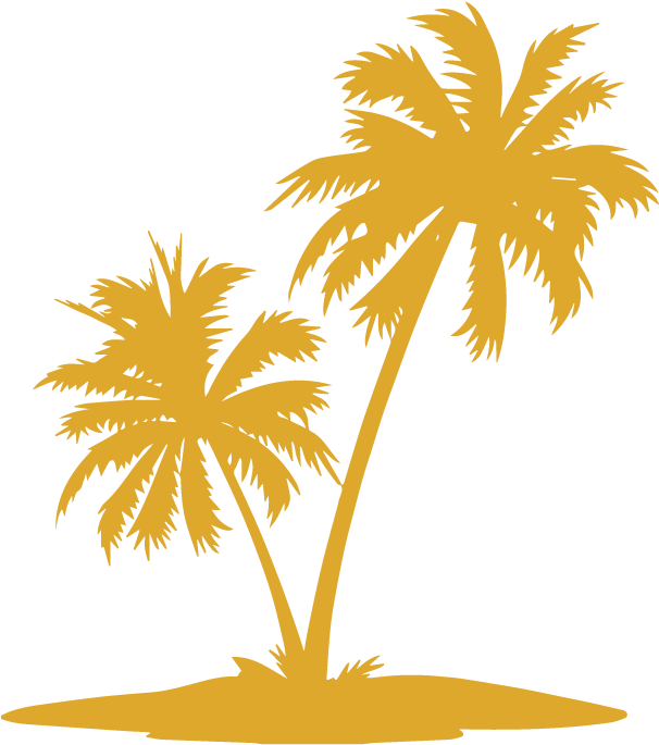 Bebidas - Coconut Tree Png Black Clipart (825x792), Png Download