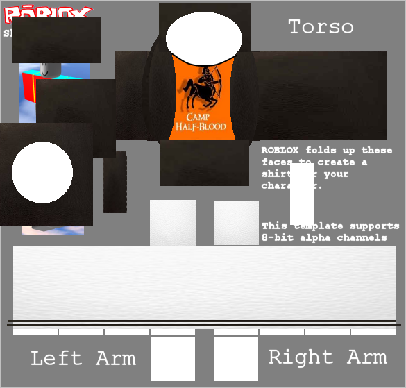 Roblox Black T Shirt Template Clipart (585x559), Png Download