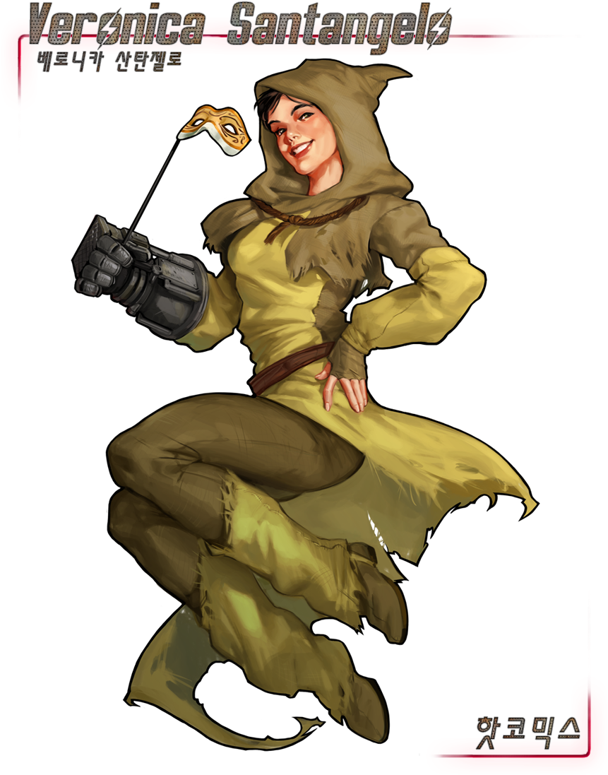 Veronica By Penett - Video Game Clipart (880x1120), Png Download