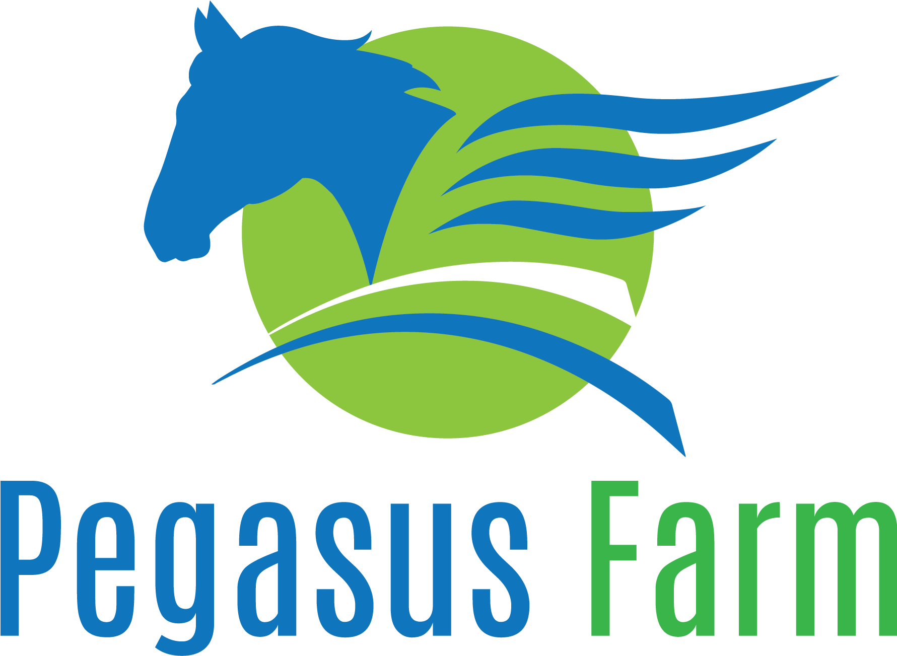 December 11, 2017 - Pegasus Farm Clipart (2100x1800), Png Download