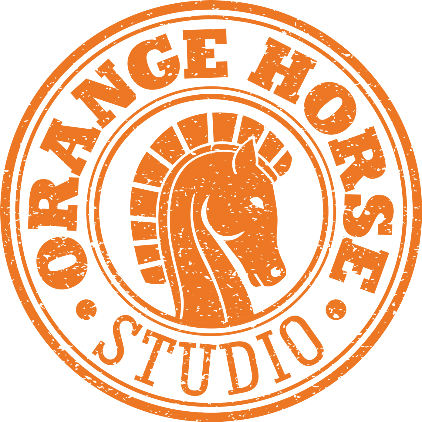 Orange Horse Studio - Circle Clipart (1889x1889), Png Download