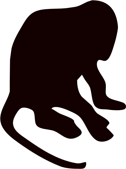 Monkey - Monkey Silhouette Clipart (800x600), Png Download