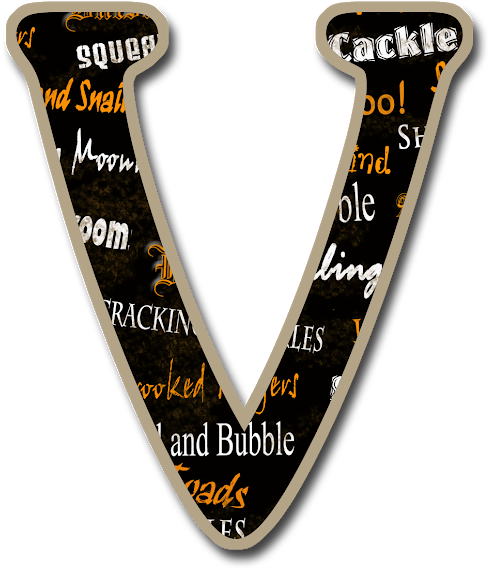 Halloween Alphabet Letters Png - Emblem Clipart (620x620), Png Download