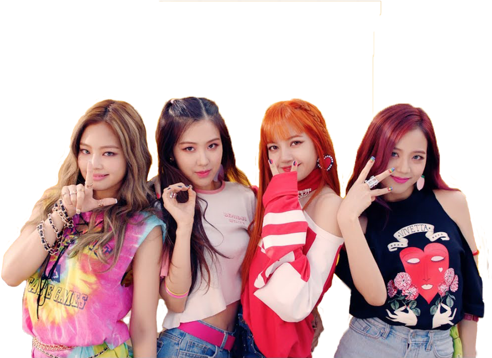 Blackpink Png - Black Pink As If It's Your Last Png Clipart (1000x800), Png Download