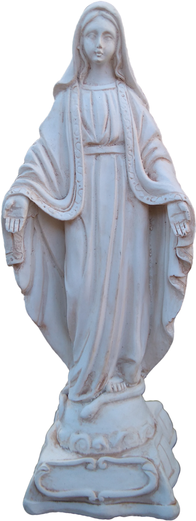 Virgin Mother Mary 14cm *square Base - Statue Clipart (1024x1024), Png Download