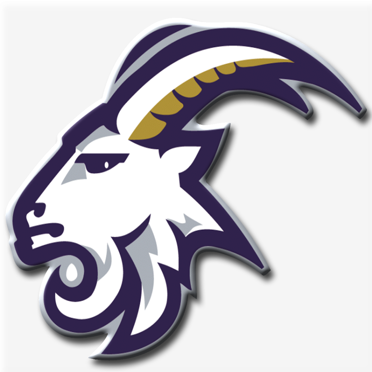 Trophy Horse Moon Kittysol Flying Horse Logo Png Flying - Goat Mascot Clipart (1200x1200), Png Download