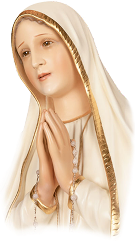 Fatima Of Portugal - Transparent Our Lady Of Fatima Png Clipart (443x803), Png Download