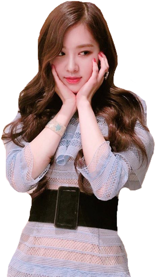 Png Blackpink Rosé Rose Kpopfreetoedit - Park Rose Blackpink Clipart (1239x1063), Png Download