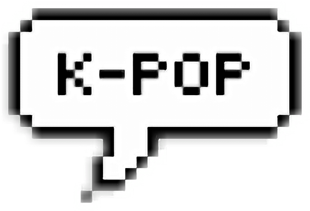 Kpop Sticker - Bts Pixel Speech Bubble Clipart (1024x697), Png Download