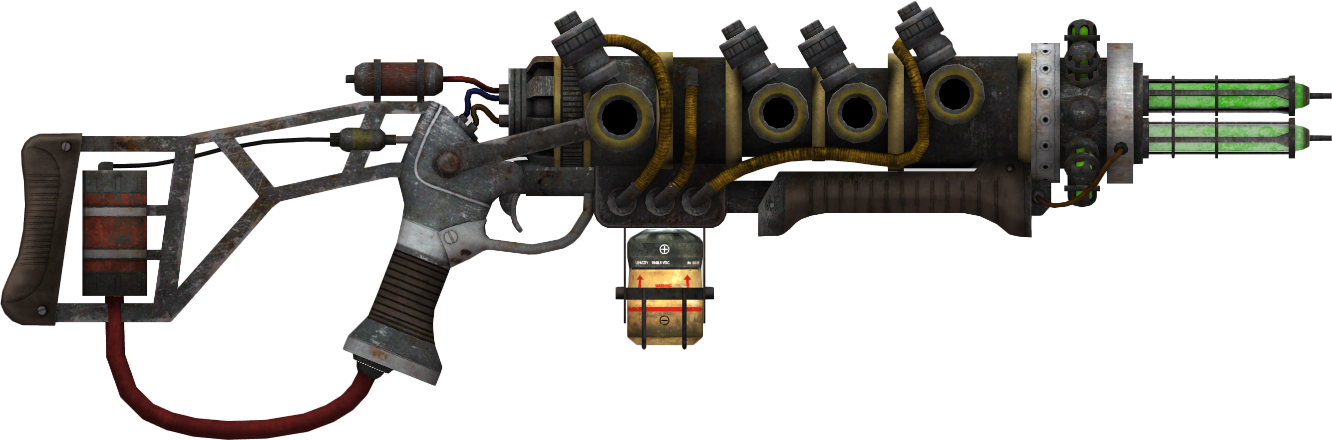 Fallout Nv Plasma Rifle - Plasma Weapon Fallout Clipart (2900x1050), Png Download