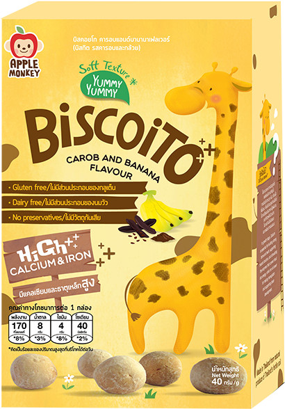 Real Fruit, And Other Natural Ingredients, It Helps - Apple Monkey Biscoito Clipart (600x600), Png Download