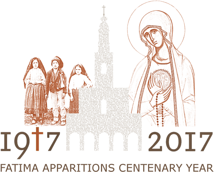 Pope - Fatima 100 Years Logo Clipart (779x627), Png Download