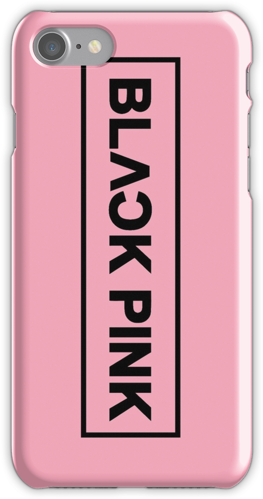 Blackpink Black Logo Iphone 7 Snap Case - Mobile Phone Case Clipart (750x1000), Png Download
