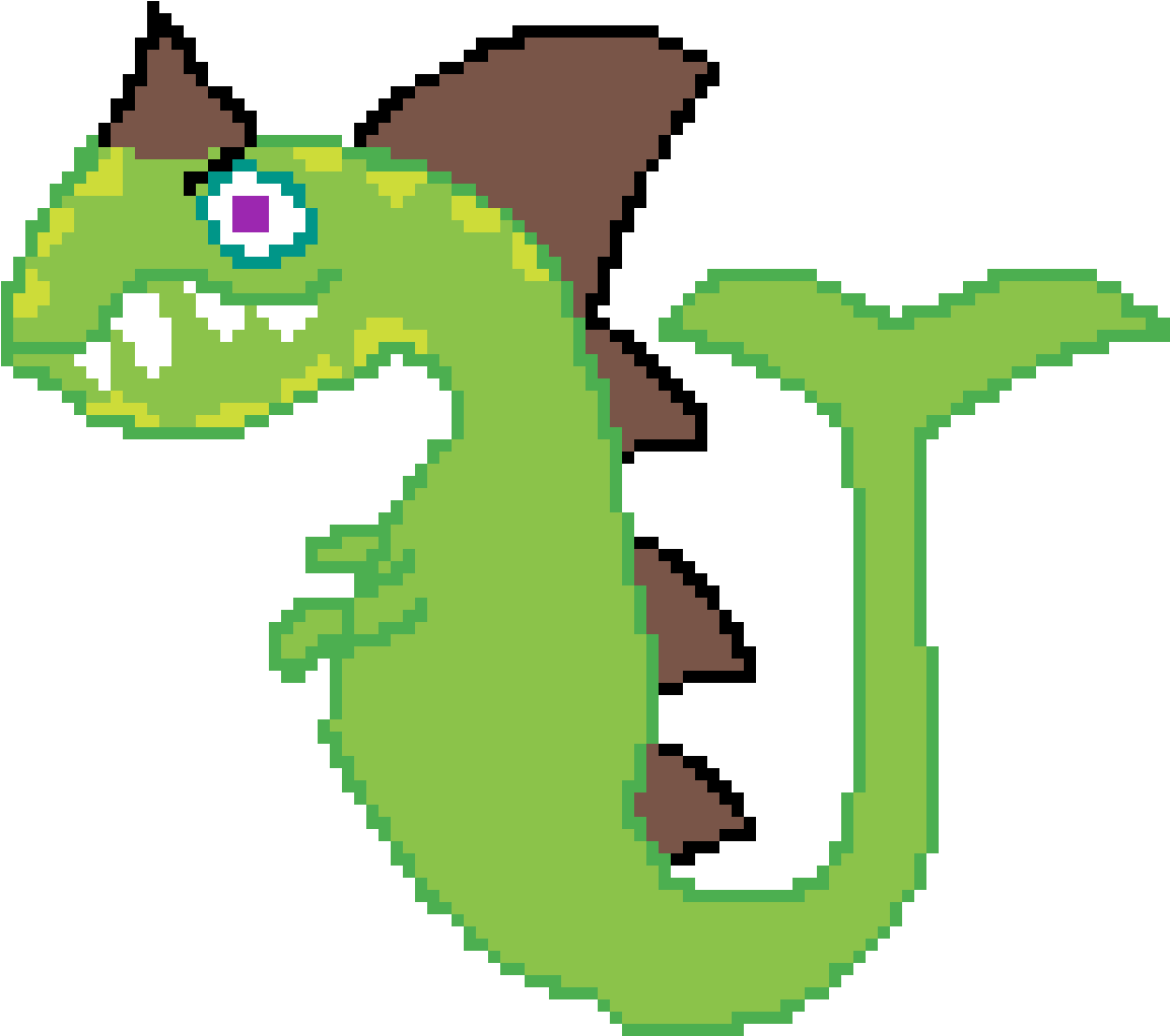 Sea Monster - Cartoon Clipart (1200x1200), Png Download
