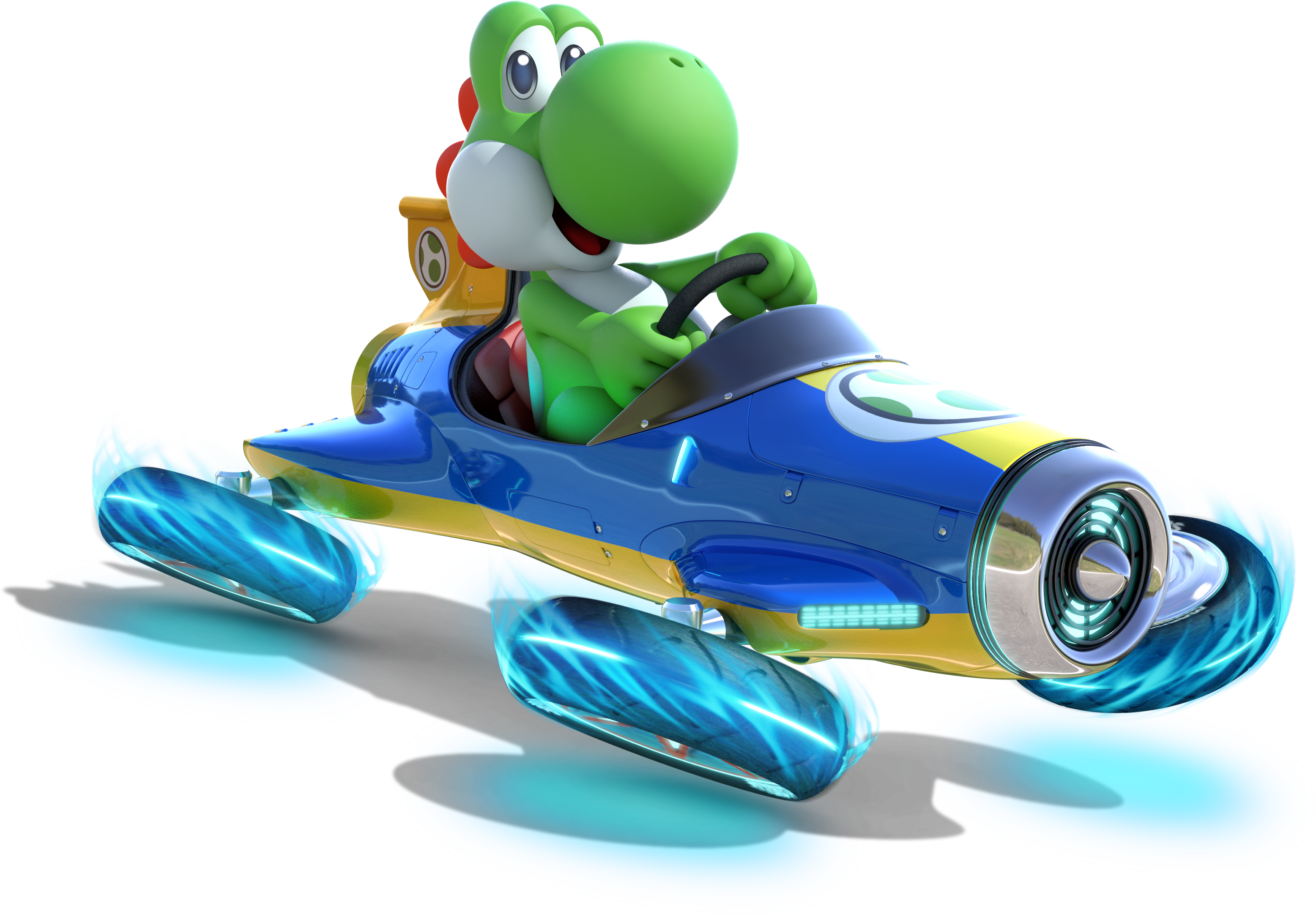 Mario Kart - Mario Kart 8 Kart Clipart (3113x2163), Png Download