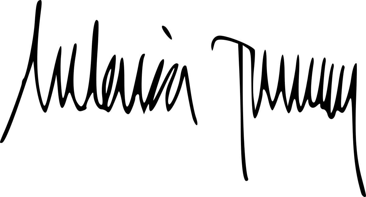 Melania Signature Clipart (1200x645), Png Download