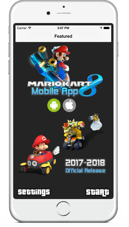 Get Mario Kart 8 On Android And Ios - Mario Kart 8 Android Clipart (450x788), Png Download