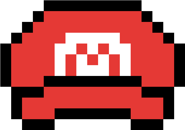 Cappy - 8 Bit Megaman Face Clipart (1184x1184), Png Download