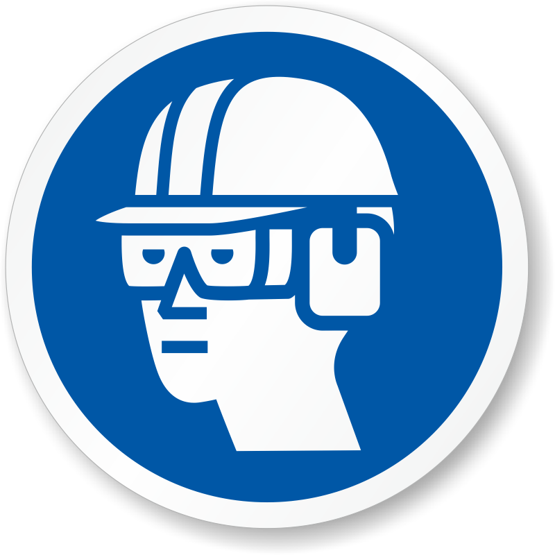 Zoom, Price, Buy - Construction Safety Signs And Symbols Clipart (800x800), Png Download