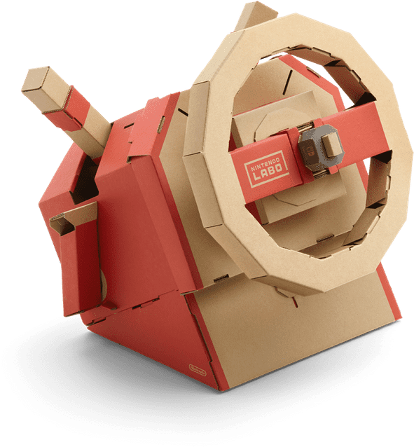 'mario Kart 8 Deluxe' Adds Nintendo Labo Support - Nintendo Labo Toy Con 03 Vehicle Kit Clipart (600x642), Png Download