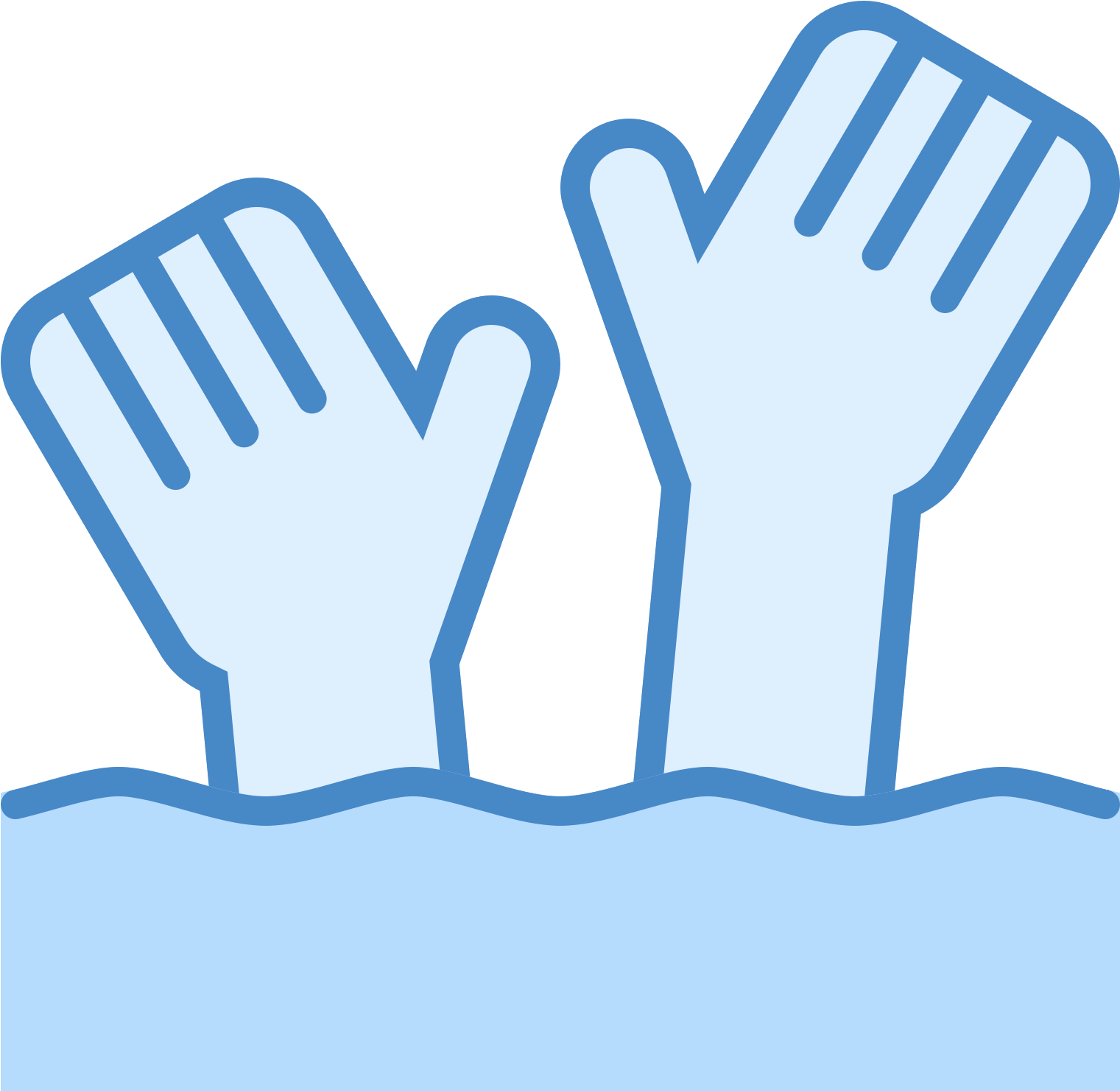 Dangerous Current Icon Clipart (1600x1600), Png Download