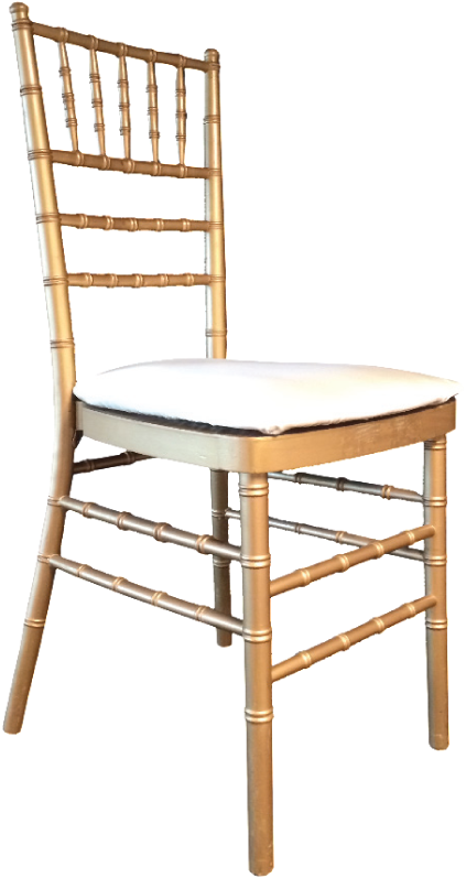 Gold Chiavari - Chair Clipart (699x864), Png Download