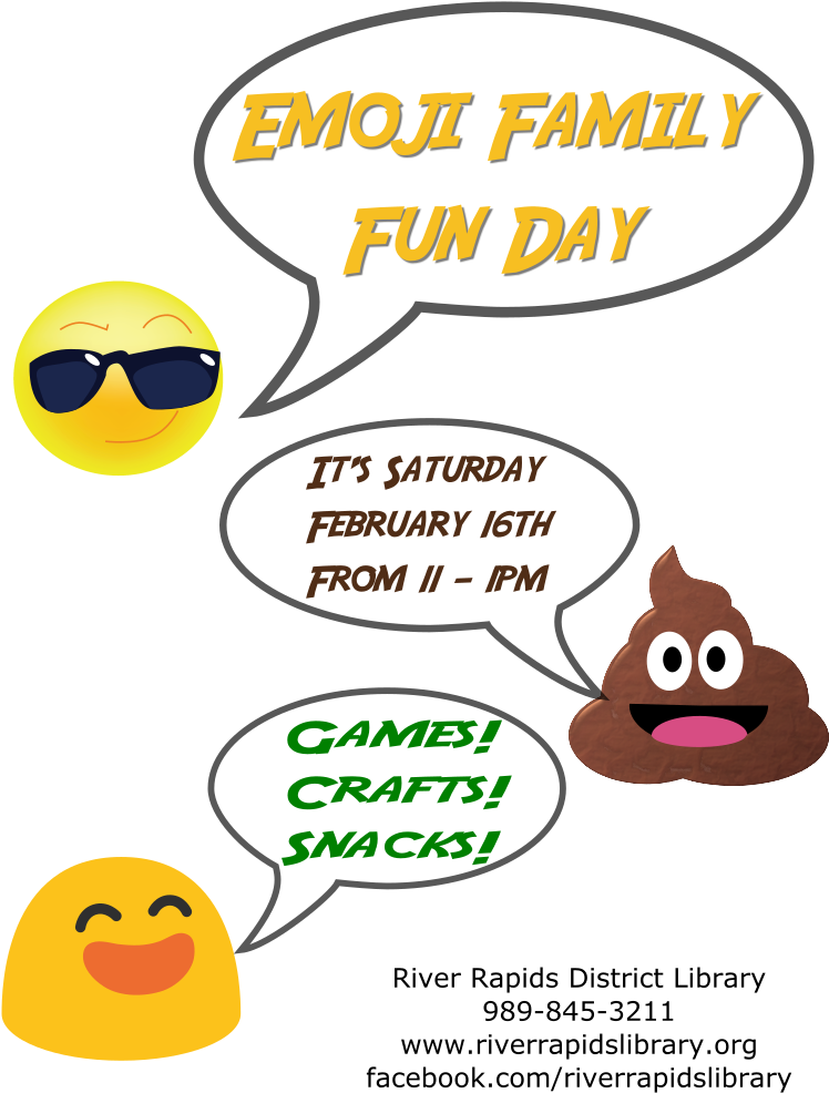 River Rapids District Library - Smiley Clipart (816x1056), Png Download