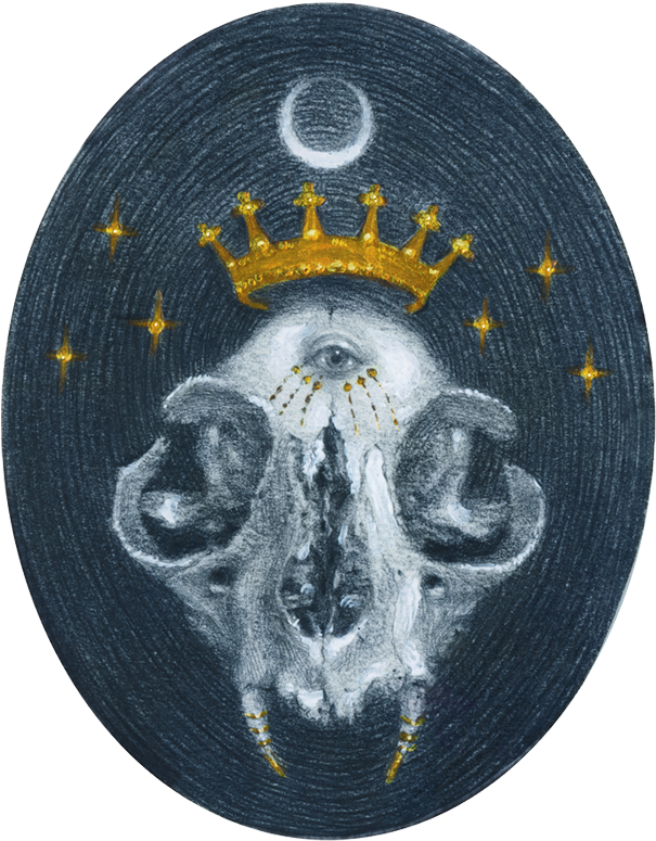 “skull Queen” Get The Original Here Etsy ▽ Facebook - Circle Clipart (700x901), Png Download