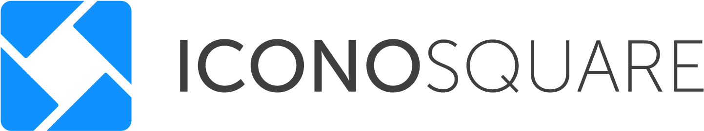 Logo De Icono Square Clipart (1500x328), Png Download