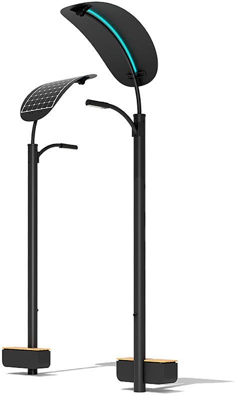 Engo Planet Street Lamp , Png Download - Smart Street Lights Clipart Transparent Png (473x791), Png Download