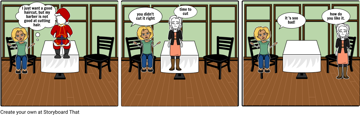 Haircut - Date Goes Wrong Clipart (1164x385), Png Download