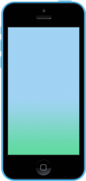 Iphone 5c Mock Up - Iphone Clipart (740x740), Png Download