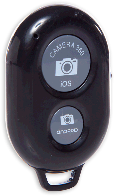 Bluetooth™ Remote Shutter Button - Bluetooth Remote 2 Buttons Clipart (654x654), Png Download